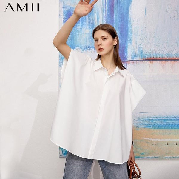 women's blouses & shirts amii minimalism summer shirt fashion batwing sleeve blouse elegant covered button up female 12170336, White
women's blouses & shirts amii minimalism summer shirt fashion batwing sleeve blouse elegant covered button up female 12170336, White