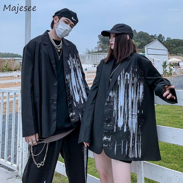 blazers men casual loose chic black suit- couples spring korean fashion chain-designed street-wear hip- all-match unisex, White;black
blazers men casual loose chic black suit- couples spring korean fashion chain-designed street-wear hip- all-match unisex, White;black