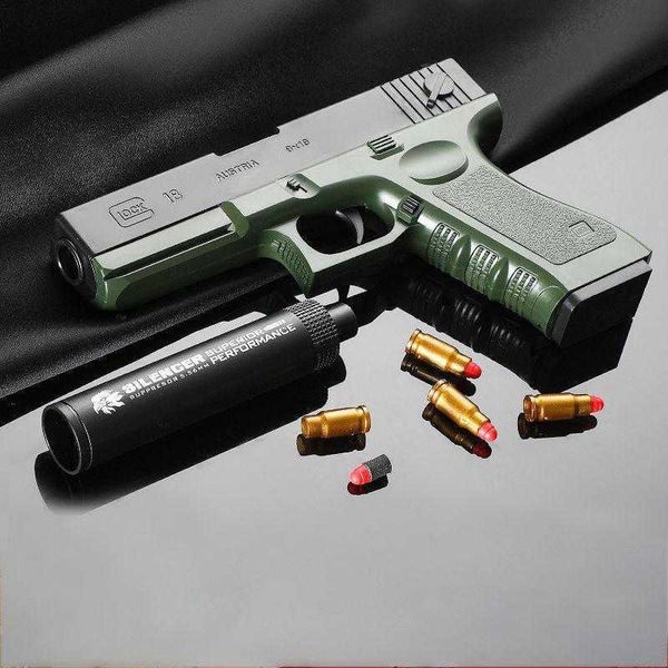 boys' glock men's toy pistol can throw shell soft bullet gun 80. the happiness of post-90s boys
boys' glock men's toy pistol can throw shell soft bullet gun 80. the happiness of post-90s boys