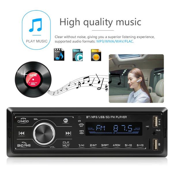 car audio multi-function stereo mp3 player durable bluetooth fm radio head unit media receiver auto electronics accessories
car audio multi-function stereo mp3 player durable bluetooth fm radio head unit media receiver auto electronics accessories