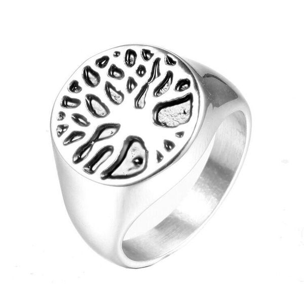 cluster rings tree of life titanium steel ring stainless european and american accessories, Golden;silver
cluster rings tree of life titanium steel ring stainless european and american accessories, Golden;silver