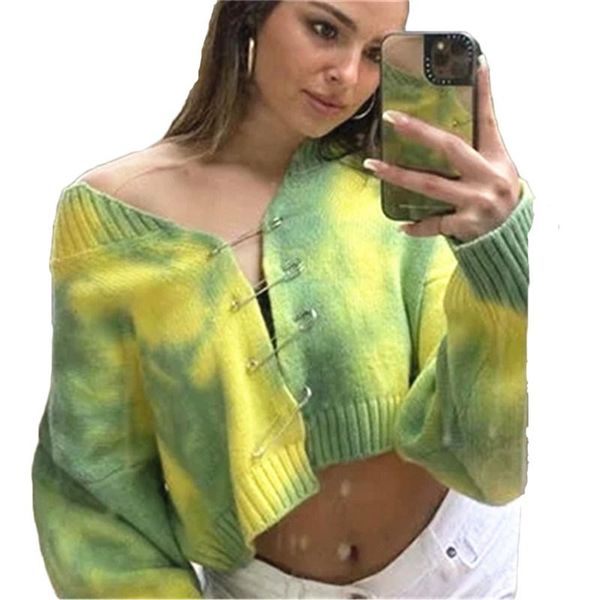 women's jackets 2021 european american street style spring and summer sweater coat plus size loose tie-dye cardigan casual jd1036, Black;brown
women's jackets 2021 european american street style spring and summer sweater coat plus size loose tie-dye cardigan casual jd1036, Black;brown