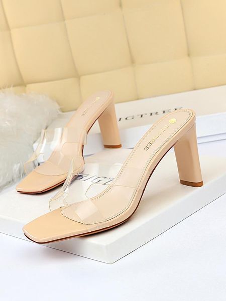 women's shoes the summer cool slippers high heels fashion pure color daily transparent hollow out open-toed, Black
women's shoes the summer cool slippers high heels fashion pure color daily transparent hollow out open-toed, Black