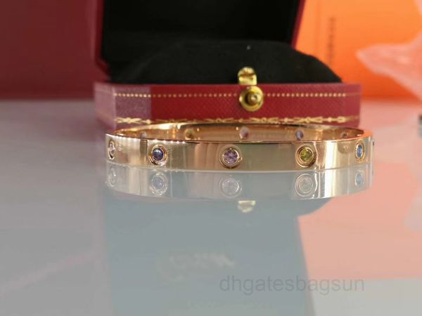 v gold 2 generation wide love bracelet four diamond ten color female couple bracelet qmiw, Black
v gold 2 generation wide love bracelet four diamond ten color female couple bracelet qmiw, Black