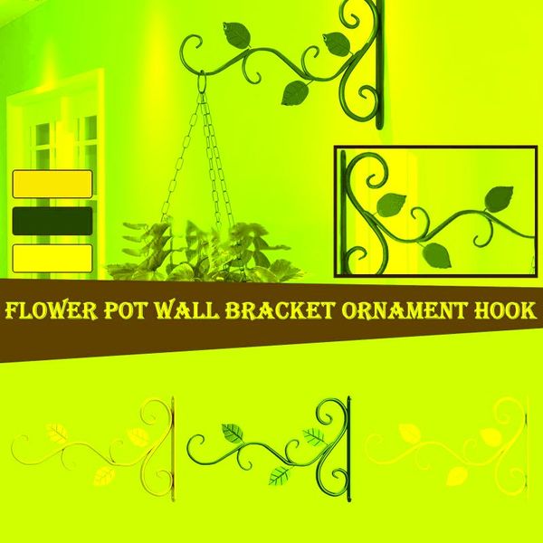 hooks & rails fashion style wall hanging flower pot support bracket hook iron hanger plants holder balcony home decoration #t2p
hooks & rails fashion style wall hanging flower pot support bracket hook iron hanger plants holder balcony home decoration #t2p