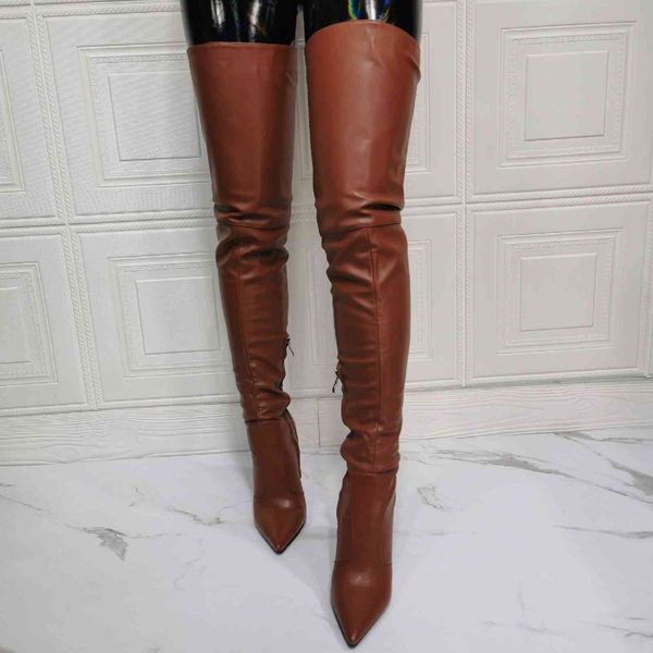 boots mkkhou sobre o joelho botas femininas novo inverno marrom apontou stiletto 12 cm de couro salto alto tamanho 1u07, Black
boots mkkhou sobre o joelho botas femininas novo inverno marrom apontou stiletto 12 cm de couro salto alto tamanho 1u07, Black
