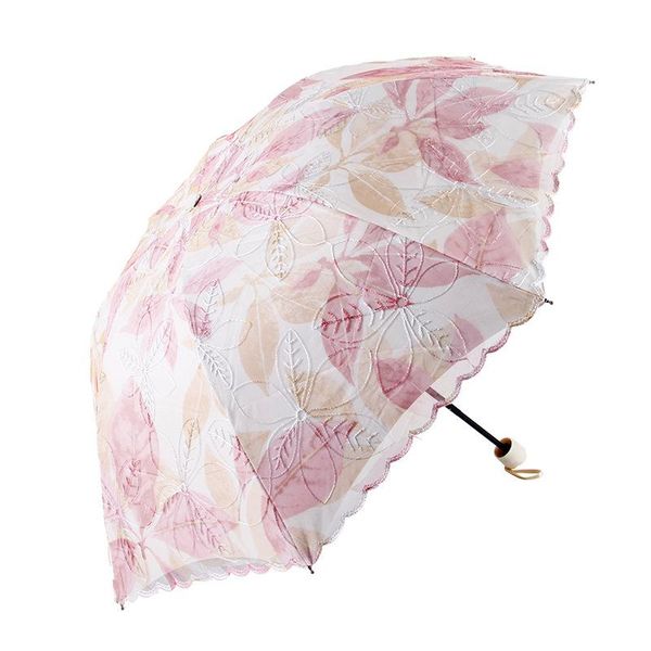 umbrellas embroidery leaf double layers sunshade for women portable black coating uv umbrella exquisite parasol rose handle
umbrellas embroidery leaf double layers sunshade for women portable black coating uv umbrella exquisite parasol rose handle