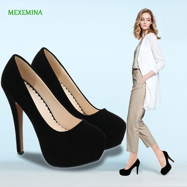 dress shoes european and american ultra-high heel women's waterproof platform single high club stiletto 14 cm large, Black
dress shoes european and american ultra-high heel women's waterproof platform single high club stiletto 14 cm large, Black