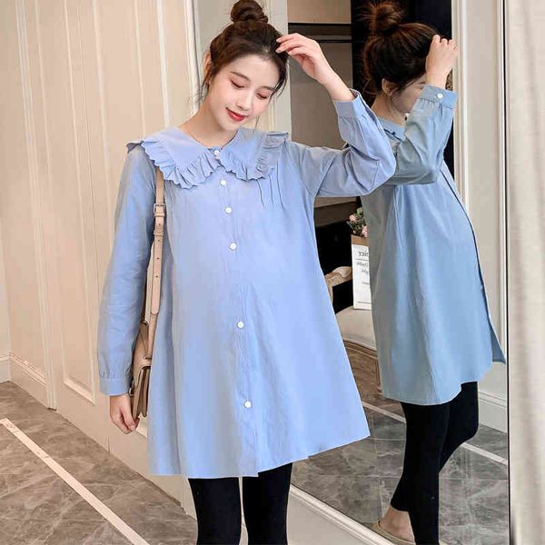 shirts a0913# spring long sleeve cotton maternity blouses sweet korean lovely shirt clothes for pregnant women pregnancy, White
shirts a0913# spring long sleeve cotton maternity blouses sweet korean lovely shirt clothes for pregnant women pregnancy, White