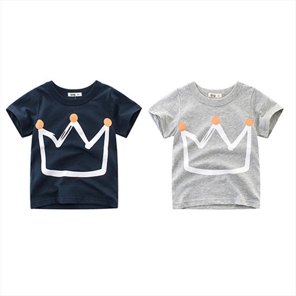 fashion crown printed pullover summer children cartoon t shirt casual style garments 1 10years baby boys, Blue
fashion crown printed pullover summer children cartoon t shirt casual style garments 1 10years baby boys, Blue