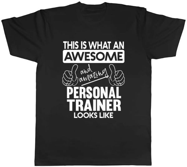 This is what an Awesome Amazing Personal Trainer Look Like Men Unisex TShirt Tee, White;black
This is what an Awesome Amazing Personal Trainer Look Like Men Unisex TShirt Tee, White;black