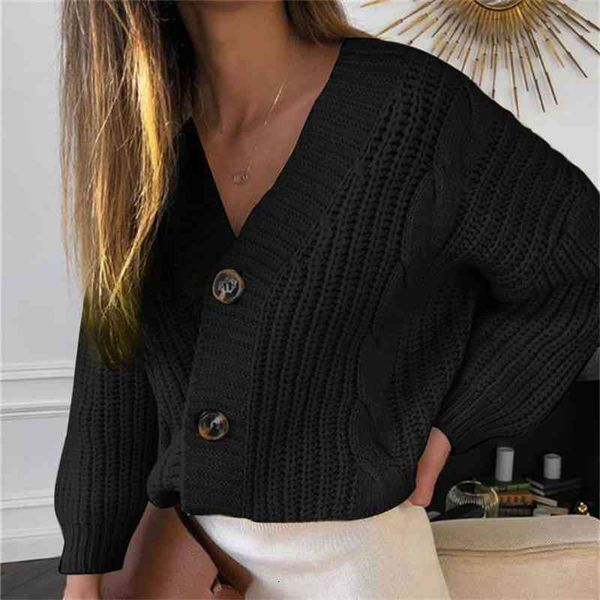 sweater women v neck single breasted vintage solid casual long sleeve knitted sweater winter new fashion party pullover, White;black
sweater women v neck single breasted vintage solid casual long sleeve knitted sweater winter new fashion party pullover, White;black
