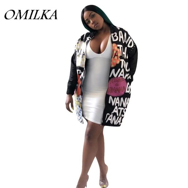 women's trench coats omilka 2021 autumn winter women long sleeve letter cartoon printed zipper coat casual loose black hip hop outwear, Tan;black
women's trench coats omilka 2021 autumn winter women long sleeve letter cartoon printed zipper coat casual loose black hip hop outwear, Tan;black