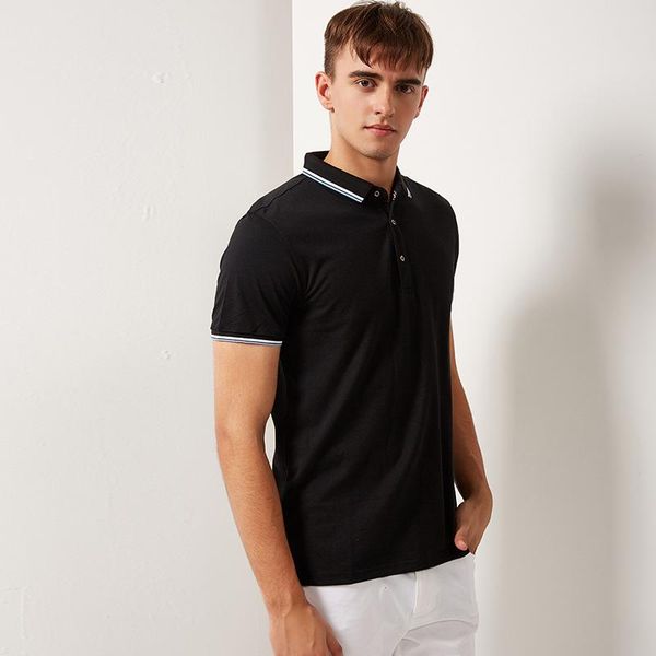 men's polos 2021 dt men shirts mens t street wear custom, White;black