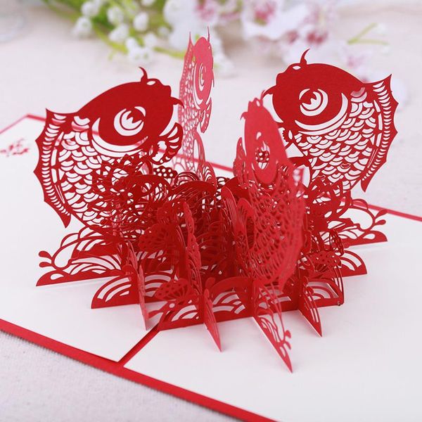greeting cards product's creative annual have fish business gift card year blessing christmas year's day 3d
greeting cards product's creative annual have fish business gift card year blessing christmas year's day 3d