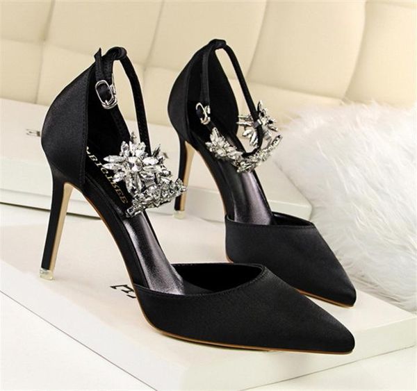 dress shoes 2021 summer woman high heel sandals, Black