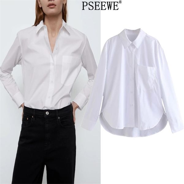 women shirts pocket button up white shirt woman spring chic long sleeve office blouse female fashion ladies 210519
women shirts pocket button up white shirt woman spring chic long sleeve office blouse female fashion ladies 210519