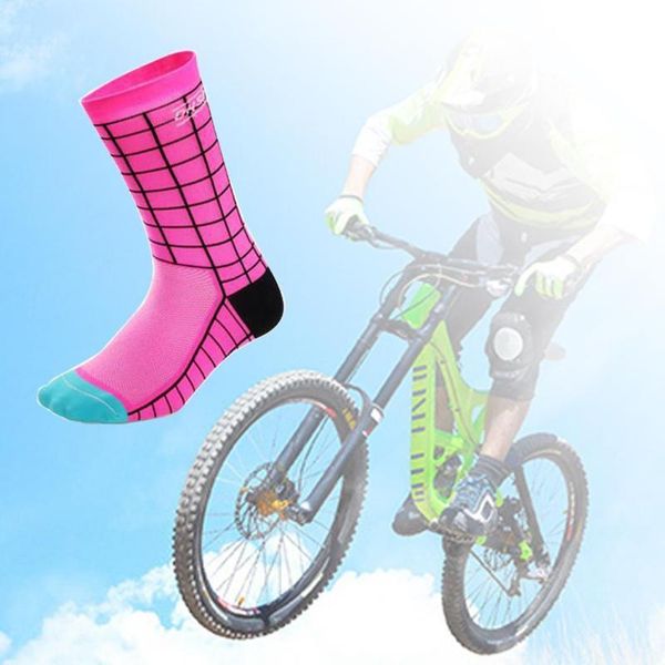 sports socks dh professional brand cycling breathable bicycle bike outdoor lattice racing sock, Black
sports socks dh professional brand cycling breathable bicycle bike outdoor lattice racing sock, Black