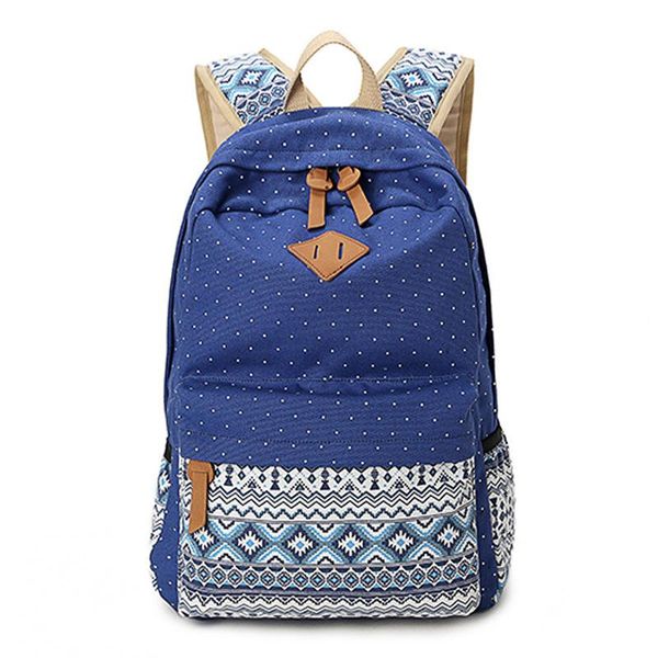vintage girl school bags for teenagers cute dot printing canvas women backpack mochila feminina casual bag
vintage girl school bags for teenagers cute dot printing canvas women backpack mochila feminina casual bag