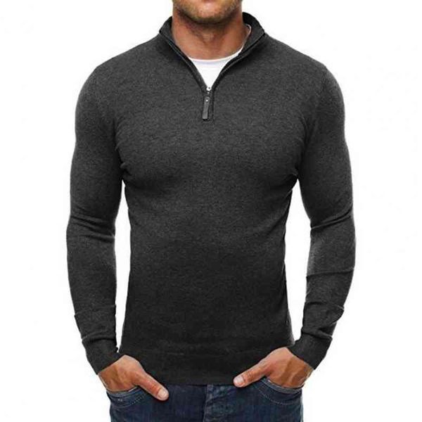 long sve stretchy knitted sweater mock neck jumper autumn winter solid color stand collar men knitwear male clothing, White;black
long sve stretchy knitted sweater mock neck jumper autumn winter solid color stand collar men knitwear male clothing, White;black