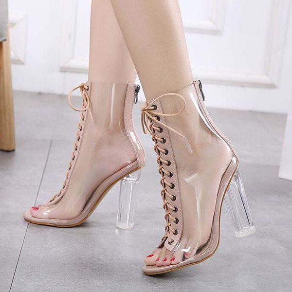 boots high heels 12cm peep women shoes ankle plus size summer boot sandales femmes fashion heel botines transparentes, Black
boots high heels 12cm peep women shoes ankle plus size summer boot sandales femmes fashion heel botines transparentes, Black