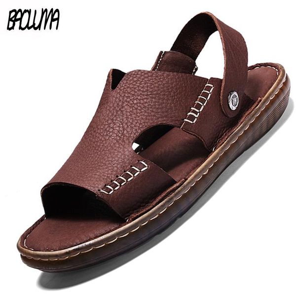 sandals retro mens gladiator summer high-quality leather outdoor men beach non-slip water shoes, Black
sandals retro mens gladiator summer high-quality leather outdoor men beach non-slip water shoes, Black