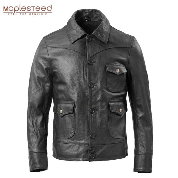 men's leather & faux jacket 100% natural cowhide men genuine coat bomber jackets man clothing autumn asian size m266, Black
men's leather & faux jacket 100% natural cowhide men genuine coat bomber jackets man clothing autumn asian size m266, Black