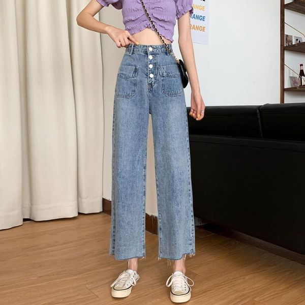 women's jeans woman pants fall 2021 high waist straight-leg light-colored pantalones vaqueros mujer, Blue
women's jeans woman pants fall 2021 high waist straight-leg light-colored pantalones vaqueros mujer, Blue