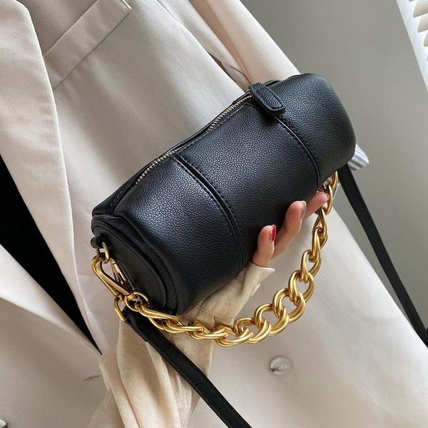 totes women luxury thick chain handbag brand barrel shape single shoulder messenger bags female pu leather cylindrical crossbody
totes women luxury thick chain handbag brand barrel shape single shoulder messenger bags female pu leather cylindrical crossbody