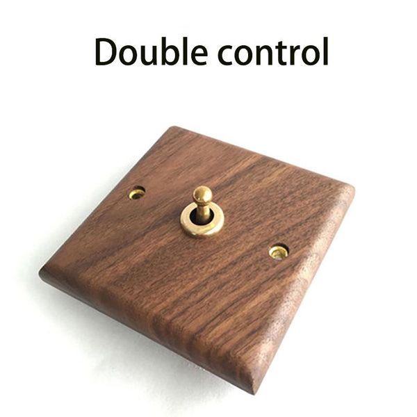 smart home control 1pcs american black walnut panel brass lever antique solid wood retro switch socket 86 type
smart home control 1pcs american black walnut panel brass lever antique solid wood retro switch socket 86 type
