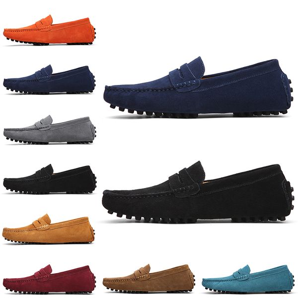 dress high men quality non-brand suede shoes black dark blue wine red gray orange green brown mens slip on lazy leather shoe size 38-45 s997
dress high men quality non-brand suede shoes black dark blue wine red gray orange green brown mens slip on lazy leather shoe size 38-45 s997