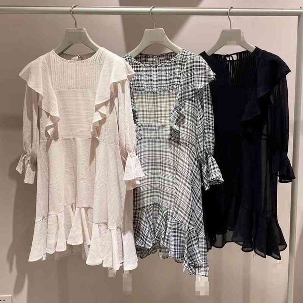 sweet ruffles patchwork dress woman chic flare sleeve dresses women summer elegant vestido de mujer + camis 210514, Black;gray
sweet ruffles patchwork dress woman chic flare sleeve dresses women summer elegant vestido de mujer + camis 210514, Black;gray