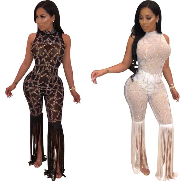 rompers women's jumpsuits fashion slim sequined beaded jumpsuit pants women party nightclub sleeveless dresses p17 2pdi, Black;white
rompers women's jumpsuits fashion slim sequined beaded jumpsuit pants women party nightclub sleeveless dresses p17 2pdi, Black;white