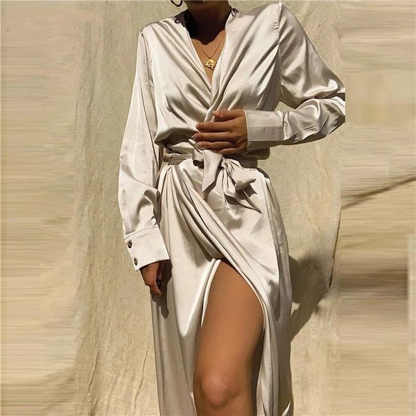 summer high slit ladies long sleeve asymmetric waist cardigan lace dress casual dresses, Black;gray
summer high slit ladies long sleeve asymmetric waist cardigan lace dress casual dresses, Black;gray