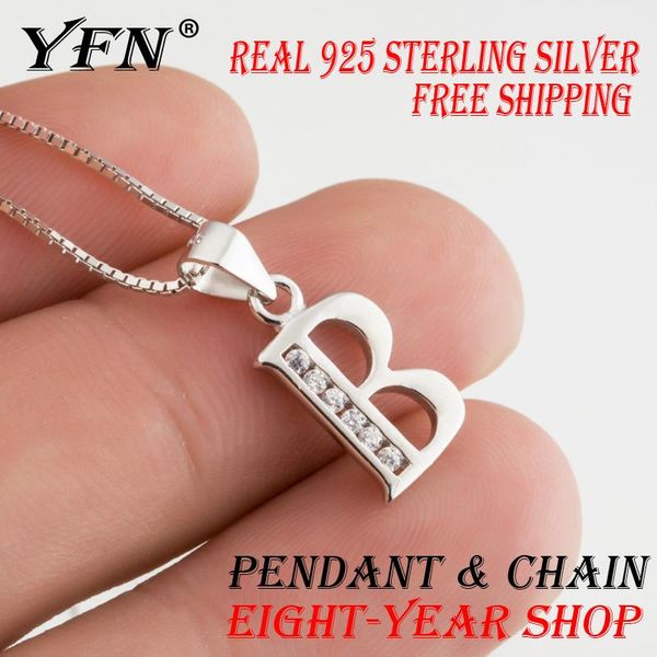 pendant necklaces yfn brand 925 sterling silver classic initial letter b necklace & choker chain 18 inch for women girl alphabet
pendant necklaces yfn brand 925 sterling silver classic initial letter b necklace & choker chain 18 inch for women girl alphabet