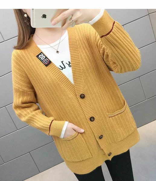 women's jackets women autumn cardigan knitted shirt with striped button fashion long female sleeve open spot outward ladies'blouse, Black;brown
women's jackets women autumn cardigan knitted shirt with striped button fashion long female sleeve open spot outward ladies'blouse, Black;brown
