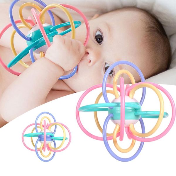 party favor born baby rattle teether ball soft teething shaker toy colorful grasping grab bedside bell for toddler qp2
party favor born baby rattle teether ball soft teething shaker toy colorful grasping grab bedside bell for toddler qp2