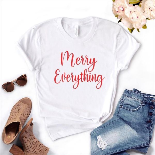 merry everything red print cotton womens t shirt casual funny yong girl tee 6 color a 1010, White
merry everything red print cotton womens t shirt casual funny yong girl tee 6 color a 1010, White