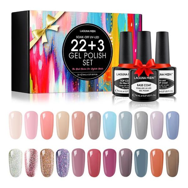 nail art kits lagunamoon 25pcs/set pure colors neon gel polish uv led lamp soak off no wipe coat base manicure 8ml
nail art kits lagunamoon 25pcs/set pure colors neon gel polish uv led lamp soak off no wipe coat base manicure 8ml