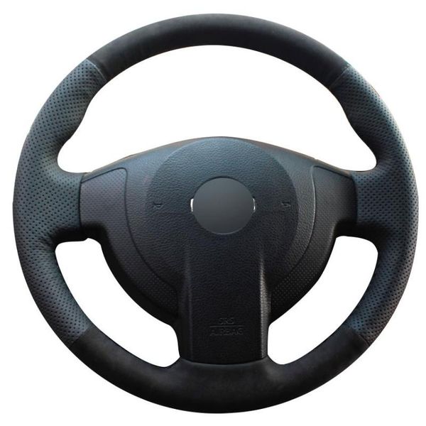steering wheel covers diy non-slip durable black natural leather suede car cover for qashqai x -trail nv200 rogue
steering wheel covers diy non-slip durable black natural leather suede car cover for qashqai x -trail nv200 rogue