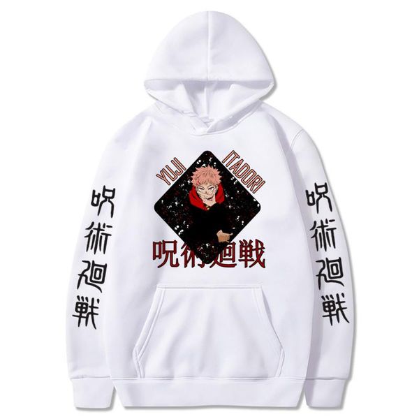 men's hoodies & sweatshirts 2021 manga japanese anime jujutsu kaisen itadori yuji harajuku sweatshirt pullover hoodie, Black
men's hoodies & sweatshirts 2021 manga japanese anime jujutsu kaisen itadori yuji harajuku sweatshirt pullover hoodie, Black