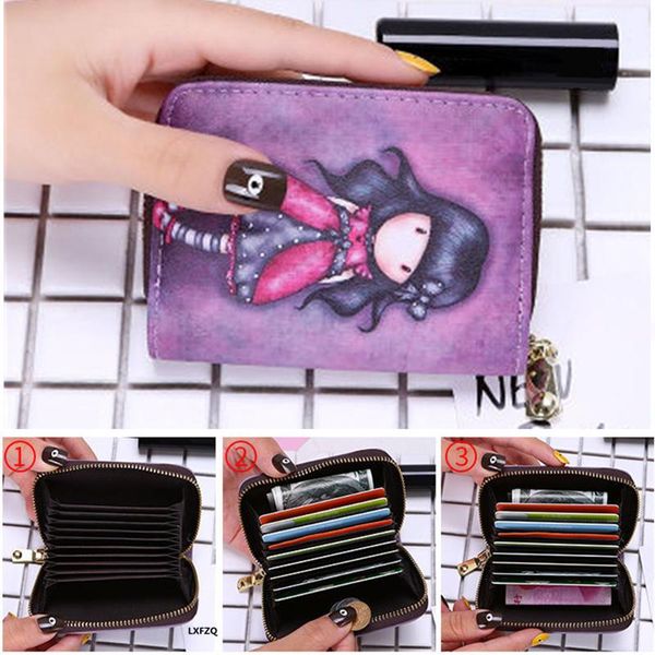 card holders wallet cartoon pattern bag coin purse holder passport cover tarjetero rfid, Brown;gray
card holders wallet cartoon pattern bag coin purse holder passport cover tarjetero rfid, Brown;gray