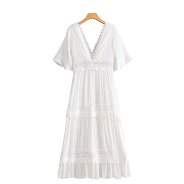 sweet girls soft cotton v neck dress summer fashion ladies office women pure color fringed high waist 210515, Black;gray
sweet girls soft cotton v neck dress summer fashion ladies office women pure color fringed high waist 210515, Black;gray