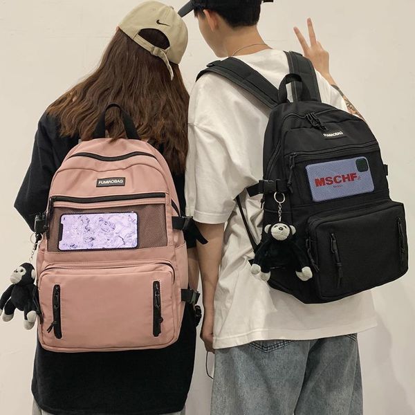 backpack women nylon boy mesh female student college men school bag girl kawaii buckle male fashion book ladies
backpack women nylon boy mesh female student college men school bag girl kawaii buckle male fashion book ladies