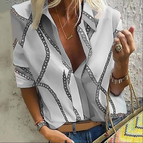 autumn leisure chain womens blouses print work office stylish long sleeve femmes 2xl, White
autumn leisure chain womens blouses print work office stylish long sleeve femmes 2xl, White