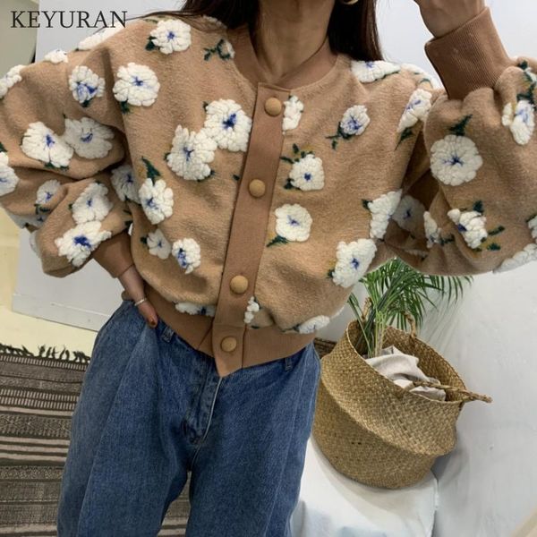 women's jackets vintage lantern sleeve floral crop women 2021 aautumn winter korean fashion woman outwear coat mujer baseball jacket, Black;brown
women's jackets vintage lantern sleeve floral crop women 2021 aautumn winter korean fashion woman outwear coat mujer baseball jacket, Black;brown