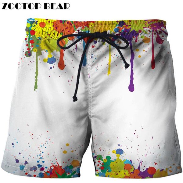 print men shorts colorful paint casual cool summer elastic waist beach male fitness drop shippi men's, White;black
print men shorts colorful paint casual cool summer elastic waist beach male fitness drop shippi men's, White;black