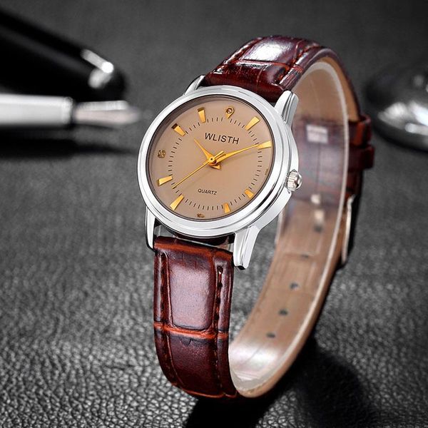 wristwatches korean-style waterproof watch for couple fashion men's ladies student, Slivery;brown
wristwatches korean-style waterproof watch for couple fashion men's ladies student, Slivery;brown