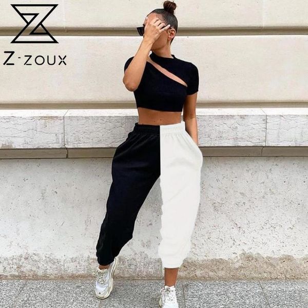 women pant black white color matching high waist casual pants all match trousers fashion 210524
women pant black white color matching high waist casual pants all match trousers fashion 210524