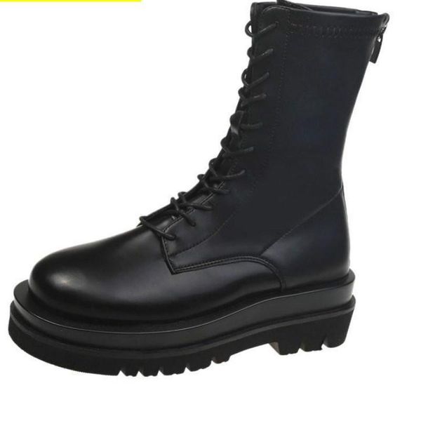 boots thick bottom waterproof pu lace up black colors round toe leisure style women winter warm size 35-39
boots thick bottom waterproof pu lace up black colors round toe leisure style women winter warm size 35-39